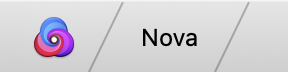 The Nova icon in the menu bar