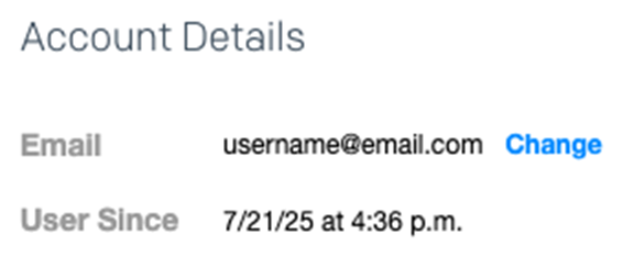 Sync Account Details