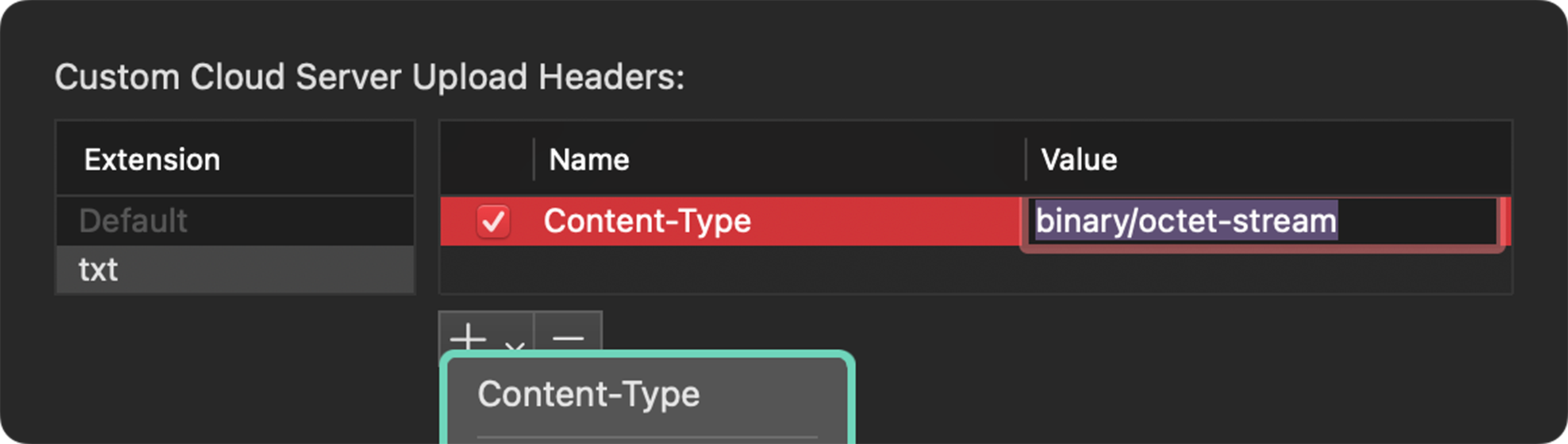 Content-Type Header