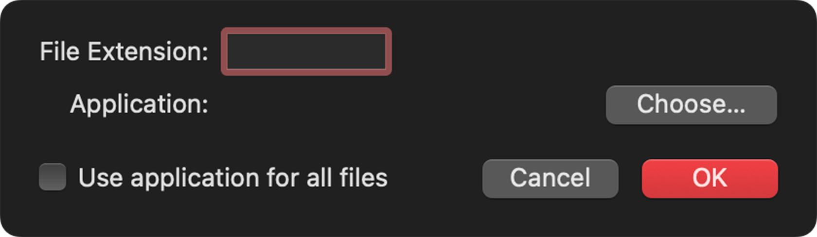Files Custom Editor Configuration