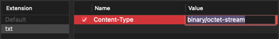 Content-Type Header